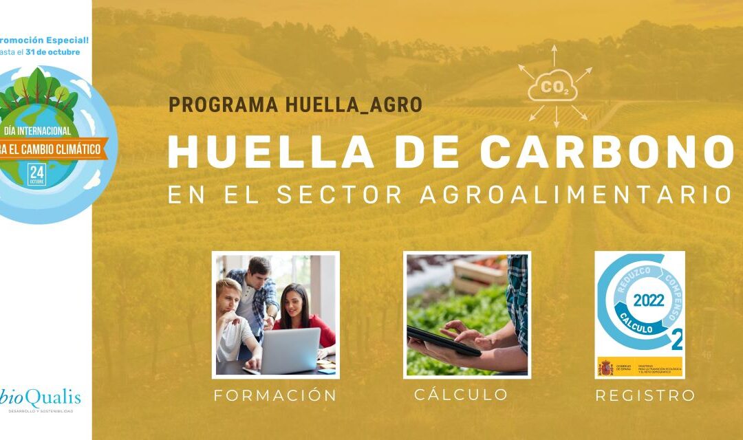 Aprovecha el descuento en el programa HUELLA_AGRO por el Día Internacional contra el Cambio Climático