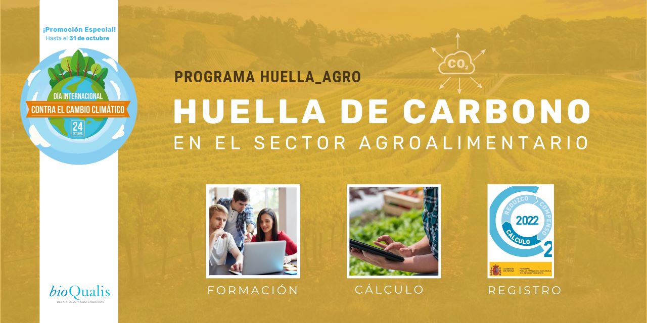 Aprovecha el descuento en el programa HUELLA_AGRO por el Día Internacional contra el Cambio Climático